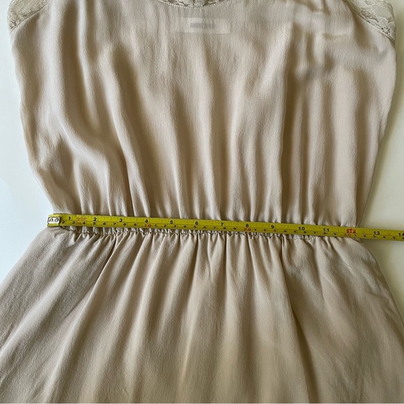 Anine Bing Silk Mini Slip Dress in Nude - Picture 11 of 12